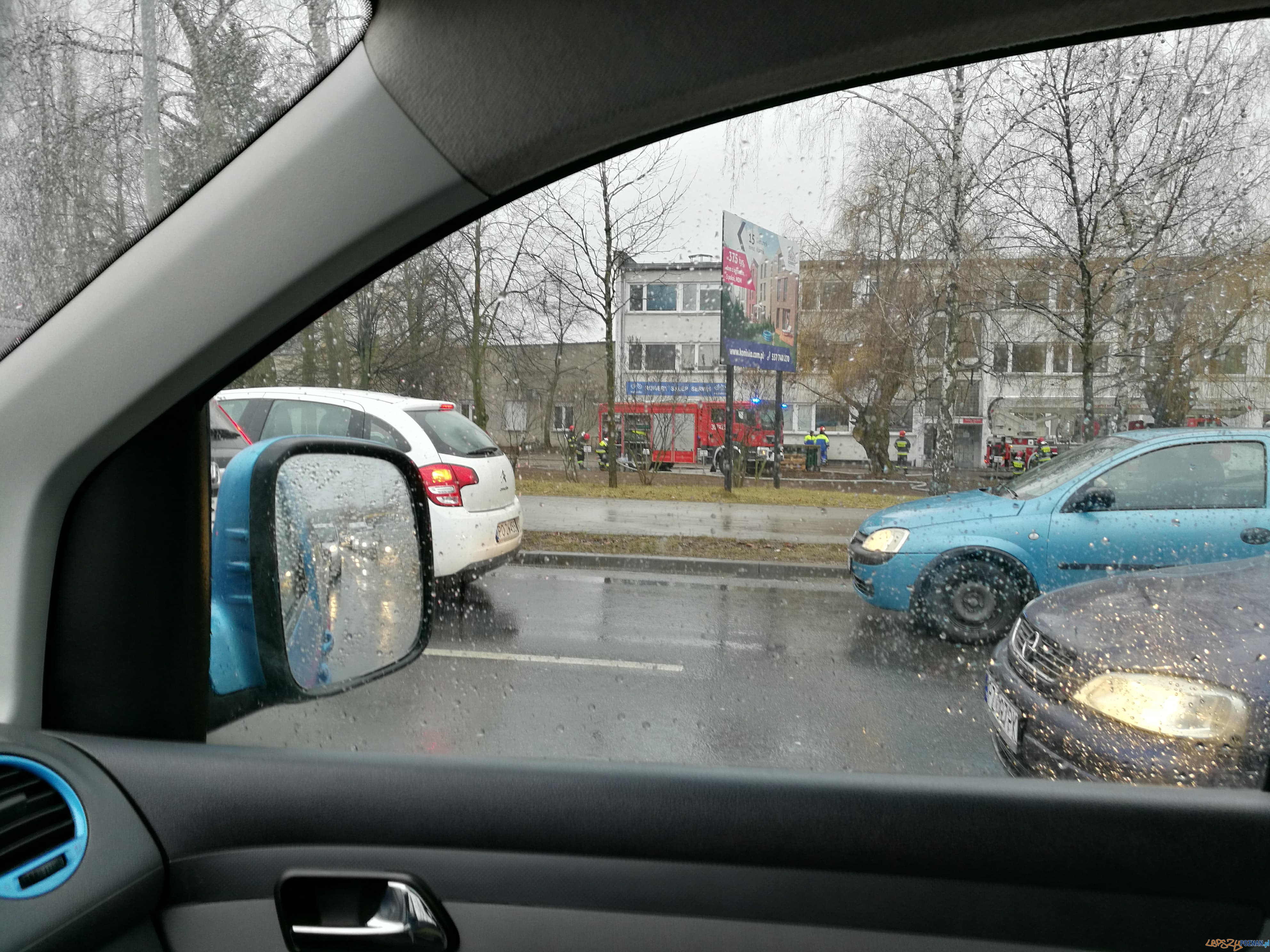 Pożar na Berdychowie  Foto: news@lepszypoznan.pl