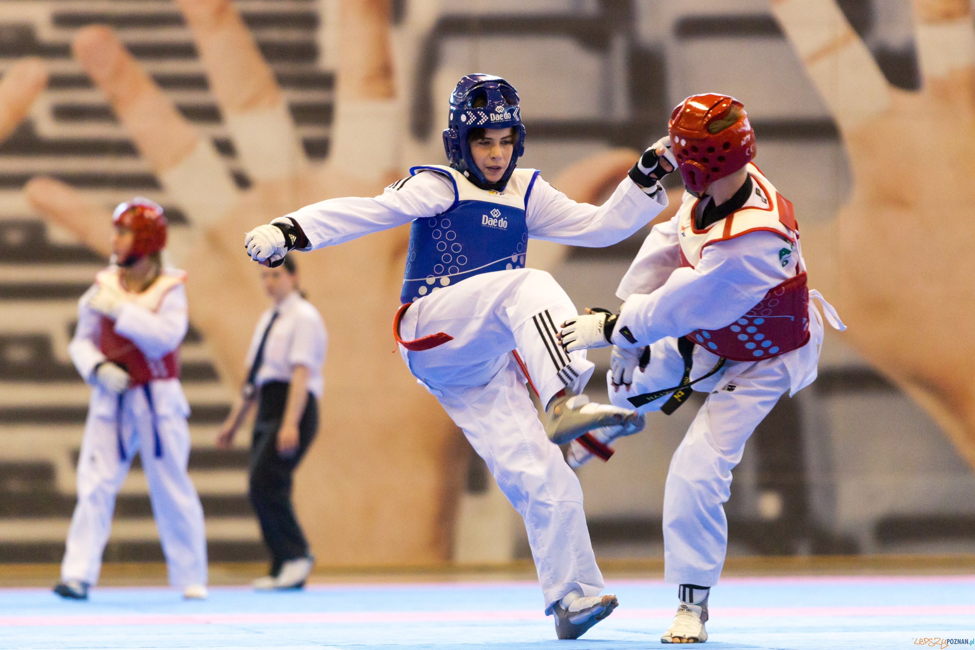 Ogólnopolskie Olimpiady Młodzieży -  Taekwondo  Foto: lepszyPOZNAN.pl/Piotr Rychter