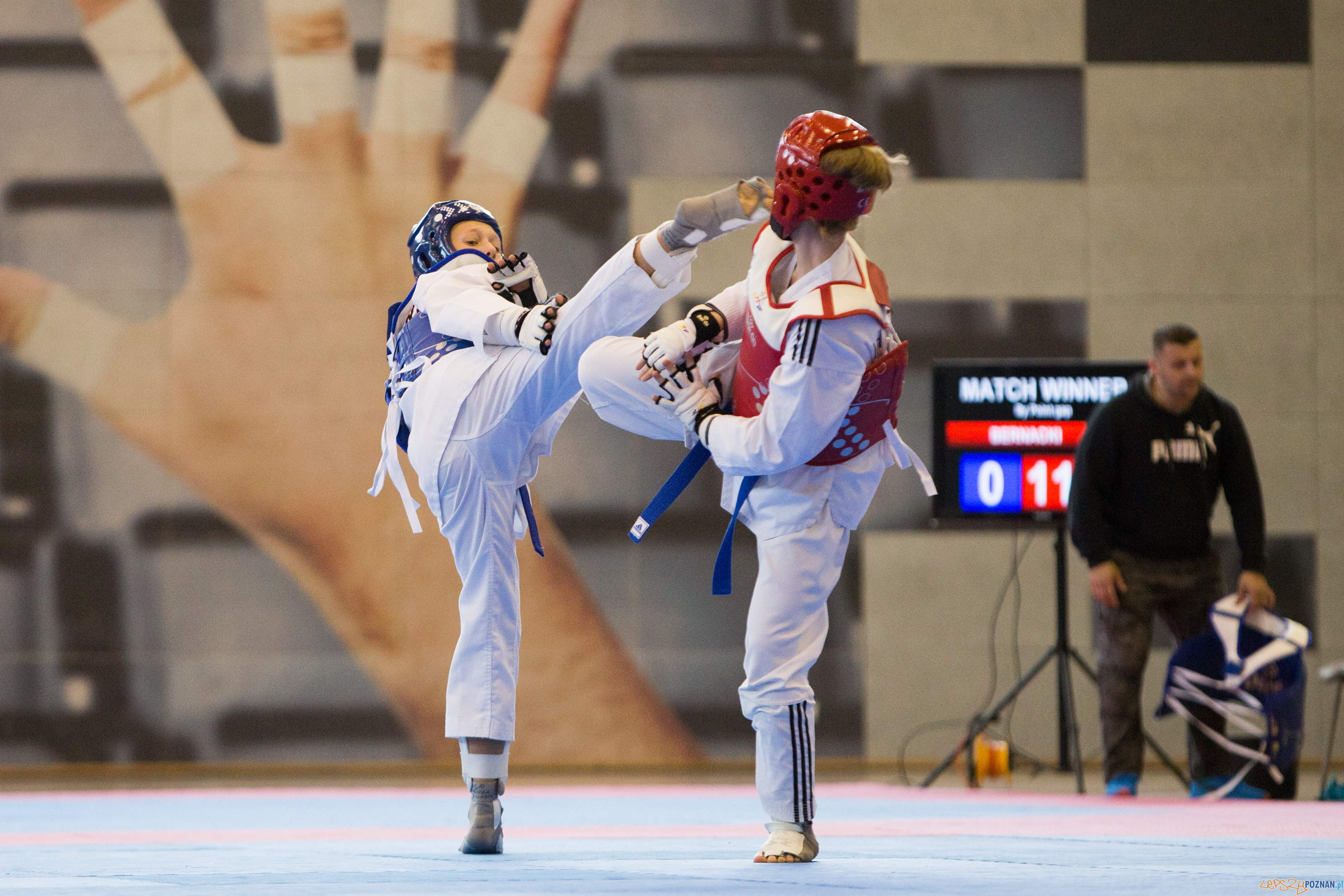 Ogólnopolskie Olimpiady Młodzieży -  Taekwondo  Foto: lepszyPOZNAN.pl/Piotr Rychter