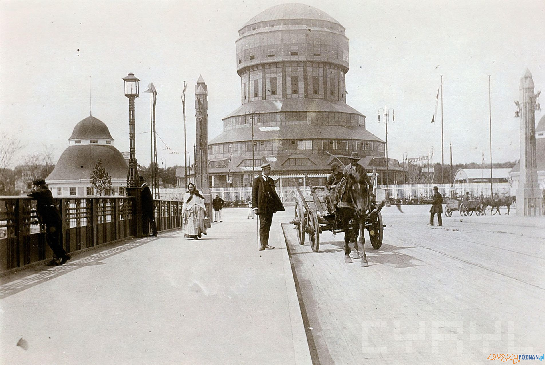 Targi wieża 1911  Foto: Joseph Latzel Ze zb. Brigitte i Everhardta Franßen CK Zamek - Cyryl