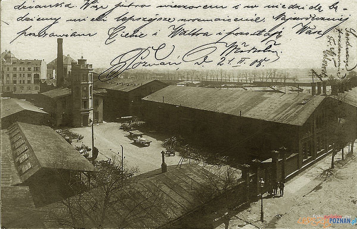 Strzelecka 1905-9 - Fabryka Machin i Urzadzen Rolniczych- kantor Cegielskiego  Foto: fotopolska