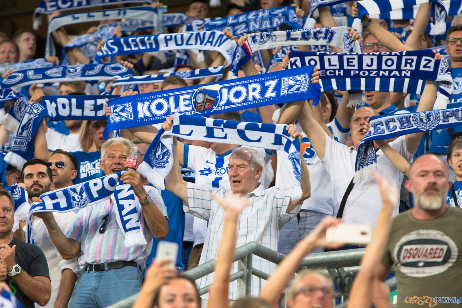 Lech Poznań - FC Shakhtyor Soligorsk (najlepsi kibice na świec  Foto: lepszyPOZNAN.pl/Piotr Rychter