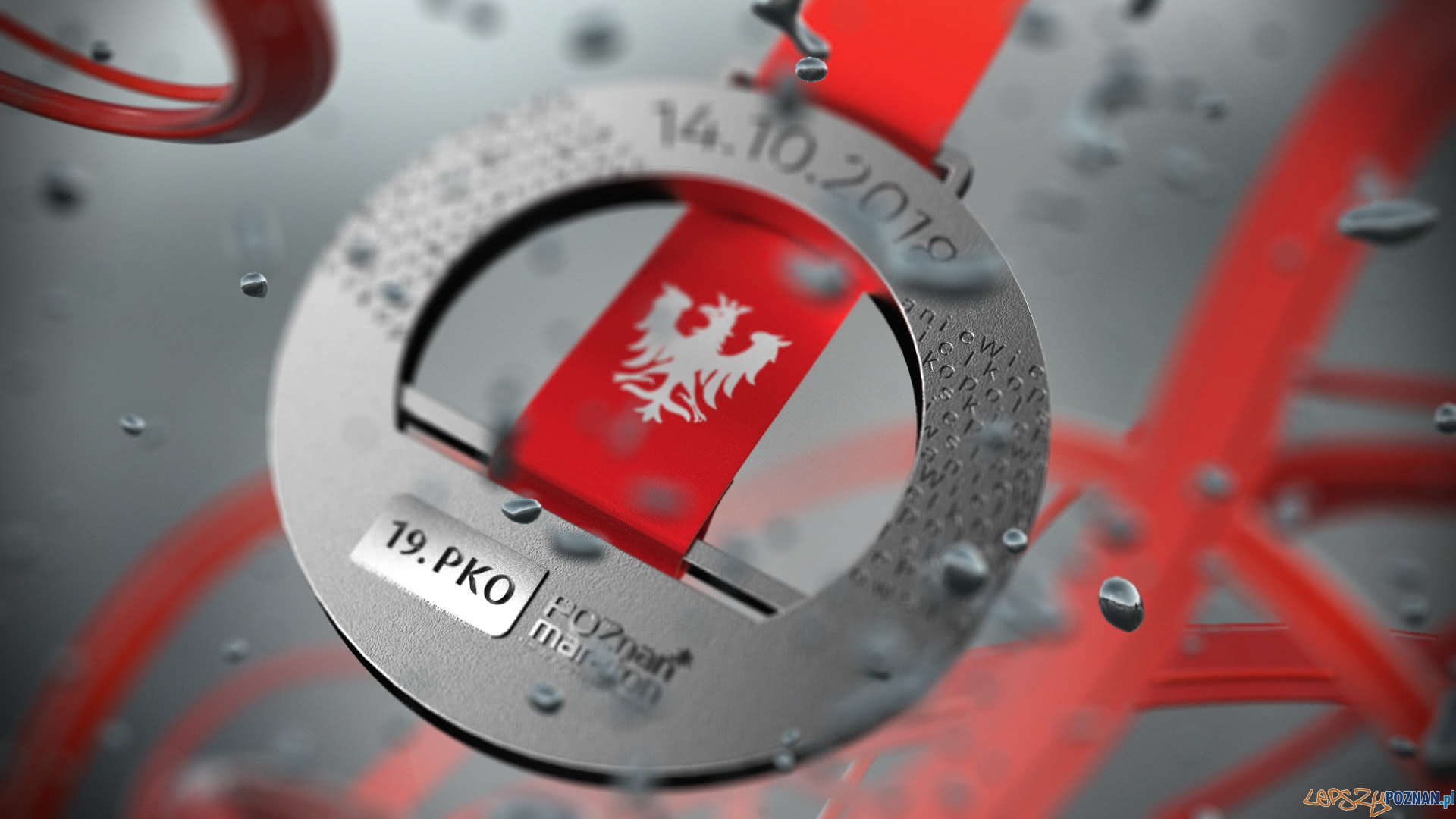 Medal 19. Poznań Maratonu  Foto: POSiR / materiały prasowe