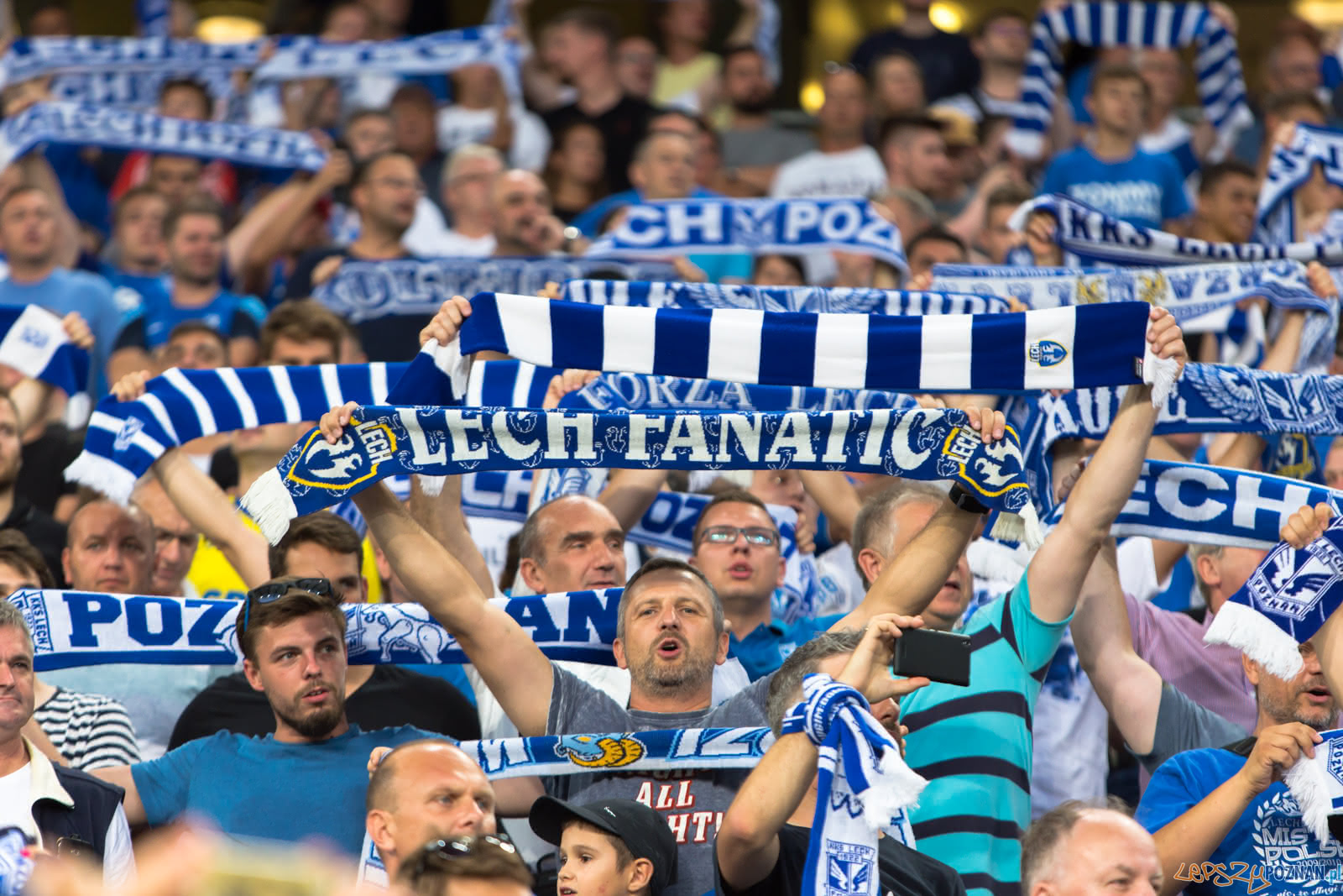 Lech Poznań - FC Shakhtyor Soligorsk (najlepsi kibice na świec  Foto: lepszyPOZNAN.pl/Piotr Rychter