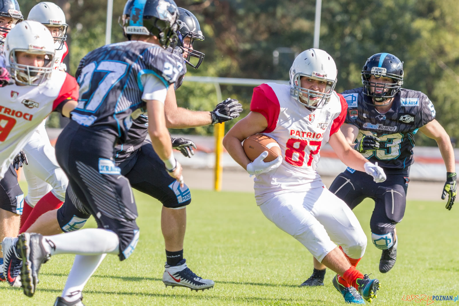 LFA J: Patrioci Poznan - Miners Wałbrzych 22:0 - Golęcin - Poz  Foto: LepszyPOZNAN.pl / Paweł Rychter