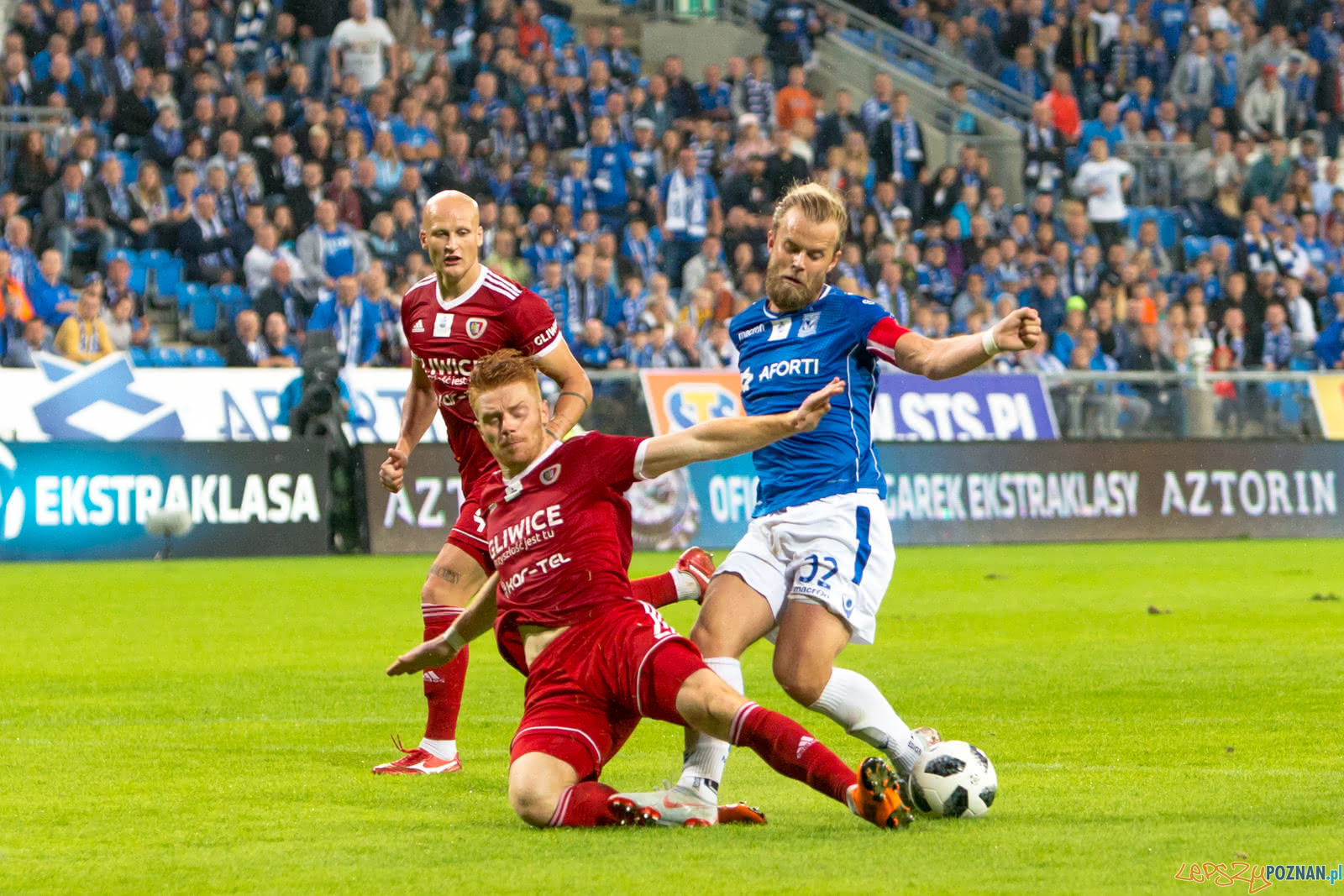 Lech Poznań - Piast Gliwice (Christian Gytkjaer)  Foto: lepszyPOZNAN.pl/Piotr Rychter