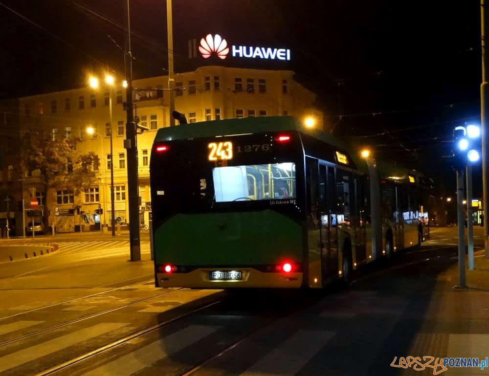 Autobus nocny - linia nocna  Foto: ZTM