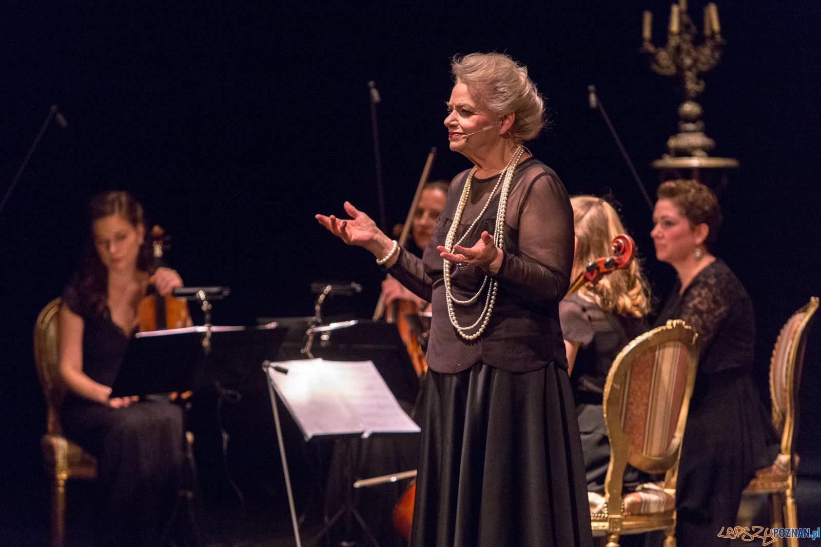 Anna Seniuk w monodramie "Wieczór w Teatrze Wielkim" wg. poemat  Foto: LepszyPOZNAN.pl / Paweł Rychter