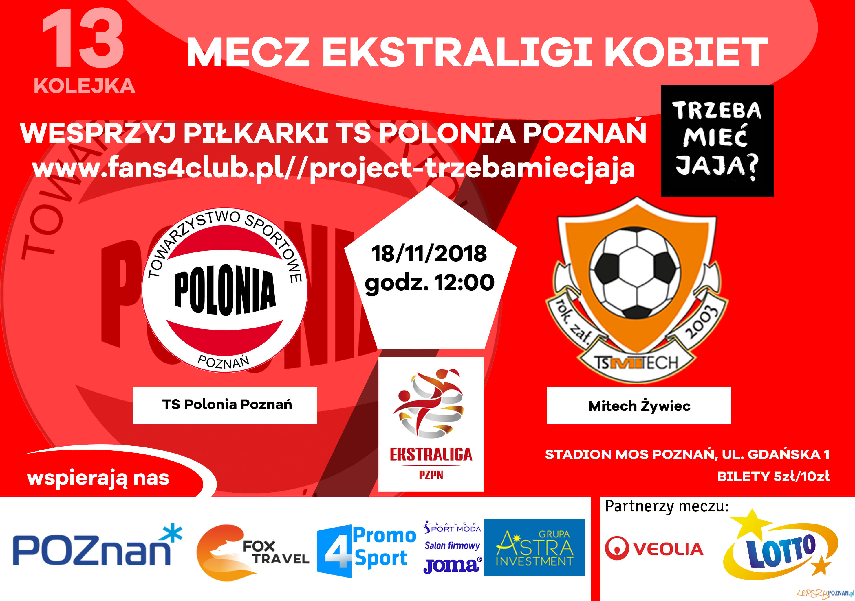 Polonia Poznań - plakat meczowy  Foto: materiały prasowe