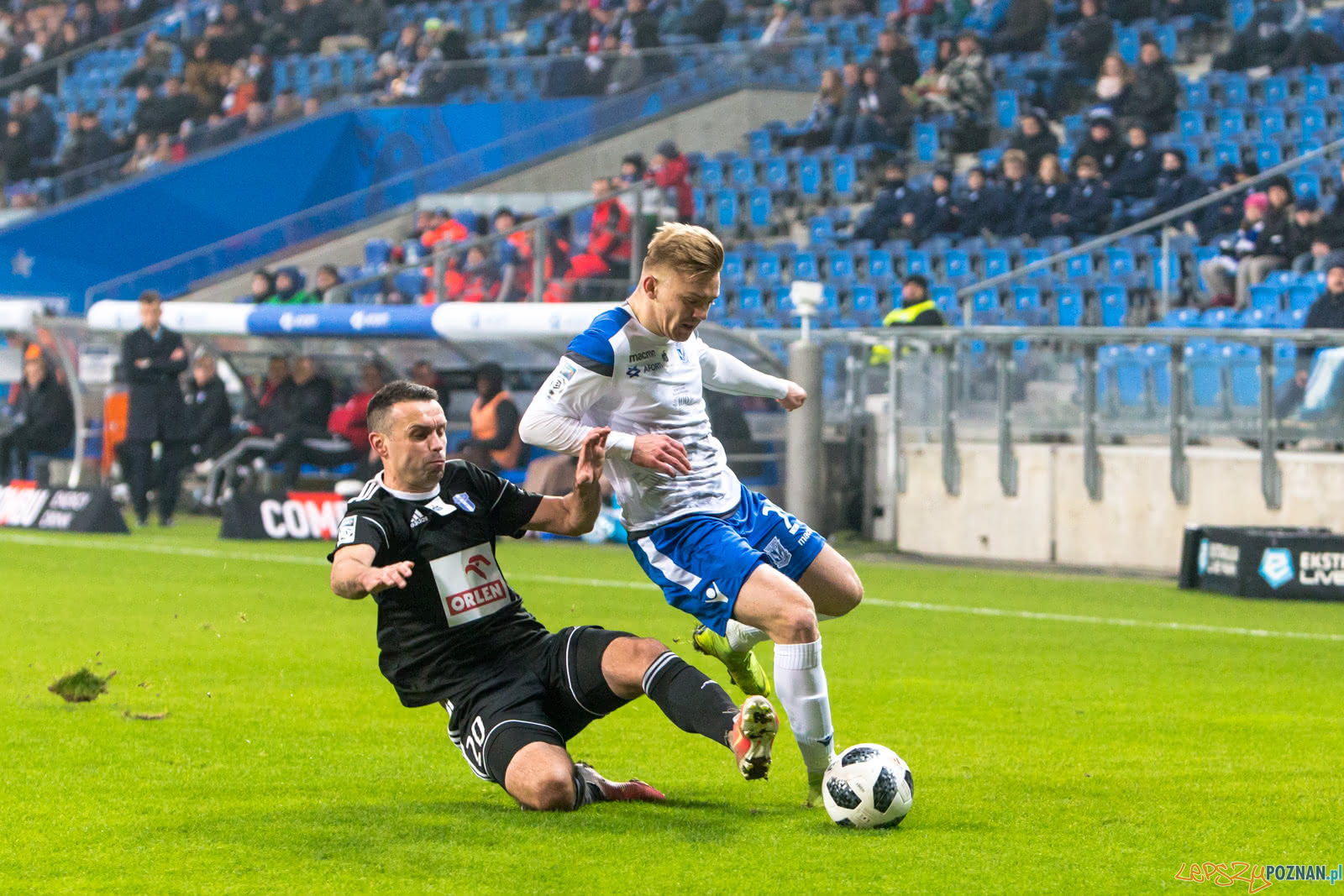 Lech Poznań - Wisła Płock (Kamil Jóźwiak, Cezary Stefańczy  Foto: lepszyPOZNAN.pl/Piotr Rychter