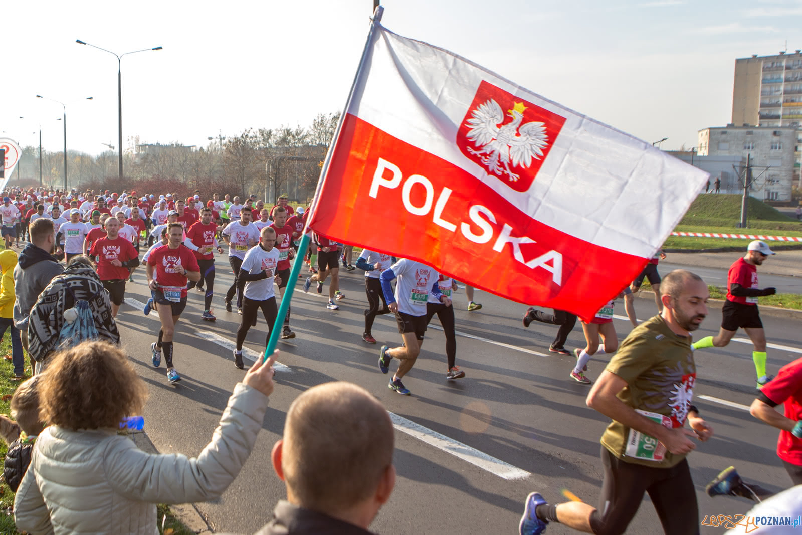 Bieg Niepodległości 2018 na 100-lecie odzyskania niepodległo  Foto: LepszyPOZNAN.pl / Paweł Rychter