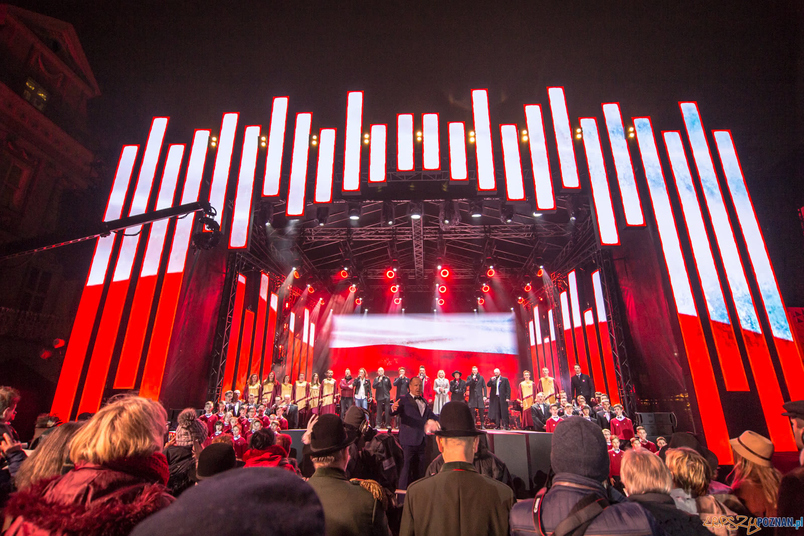 Wielkopolanie Śpiewają Niepodległe  Foto: lepszyPOZNAN.pl/Piotr Rychter