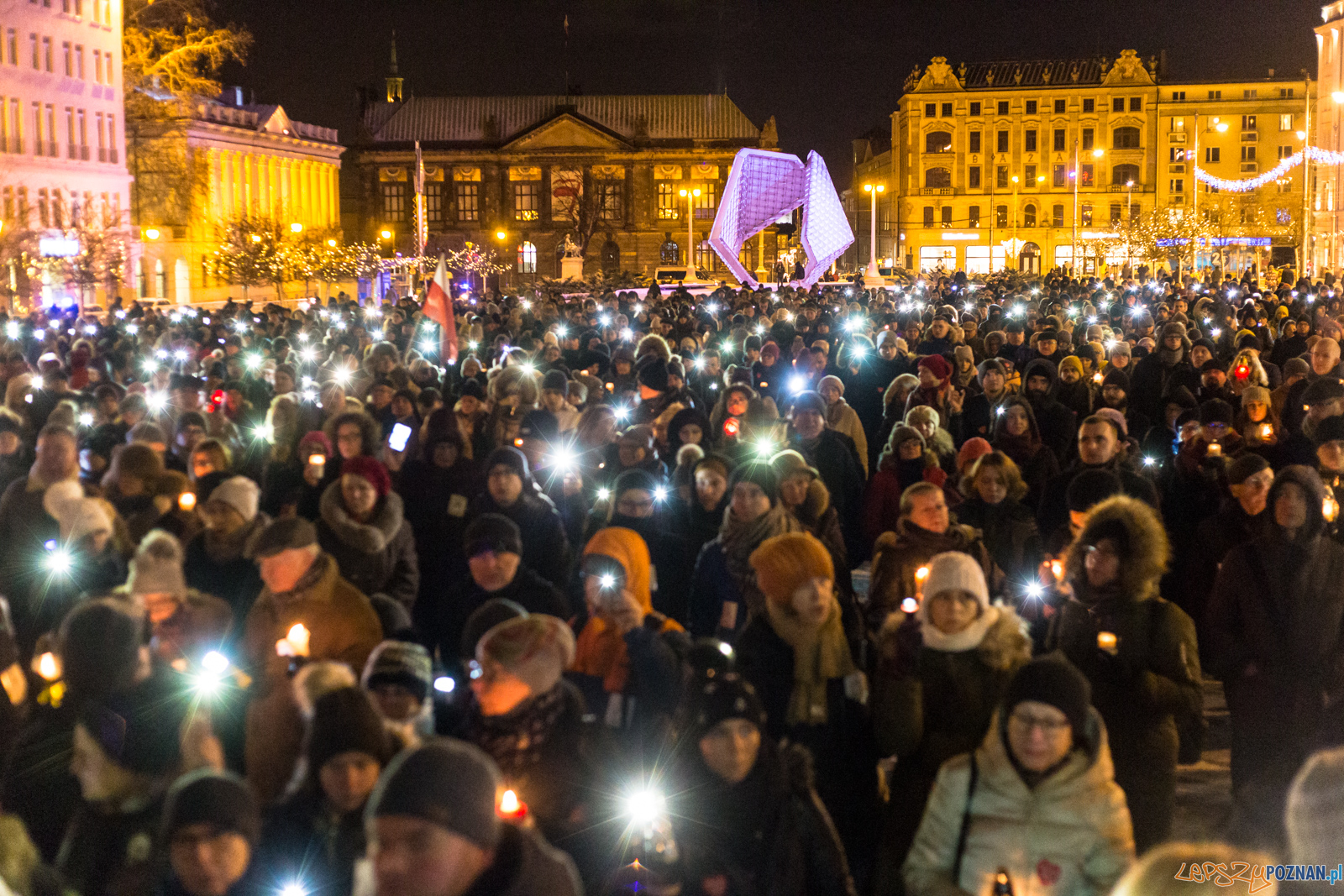 Poznań w żałobie  Foto: lepszyPOZNAN.pl/Piotr Rychter