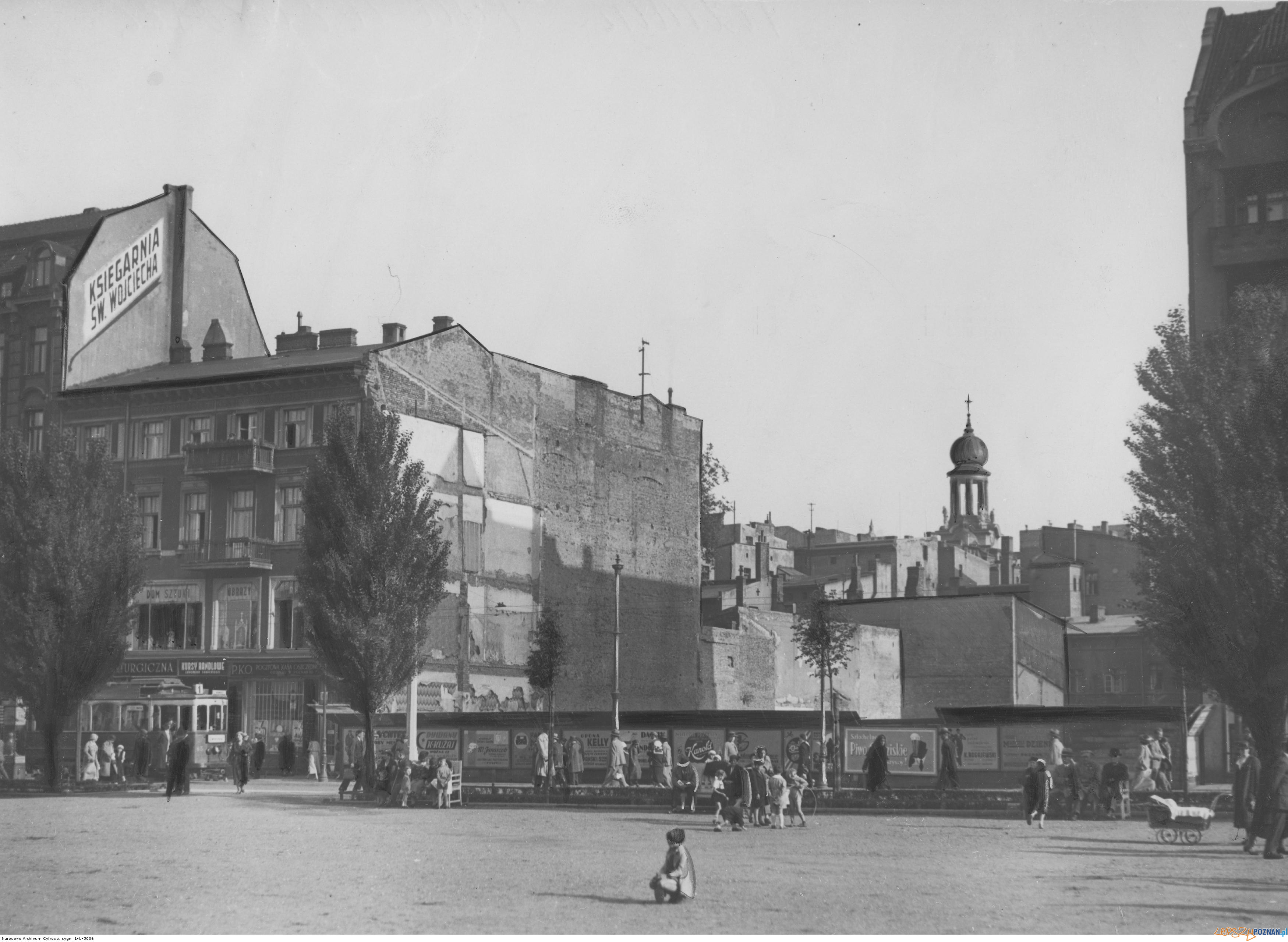 Plac Wolnosci 1935  Foto: IKC/ Narodowe Archiwu Cyfrowe / domena publiczna