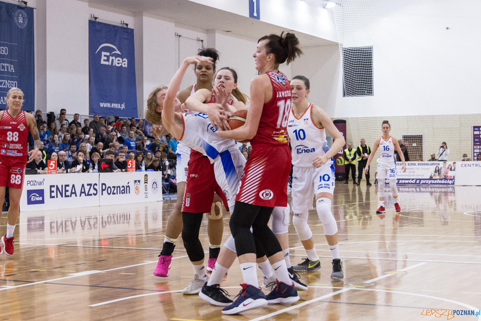 Enea AZS Poznań – TS Ostrovia Ostrów Wlkp. 69:68 - Poznań 2  Foto: LepszyPOZNAN.pl / Paweł Rychter