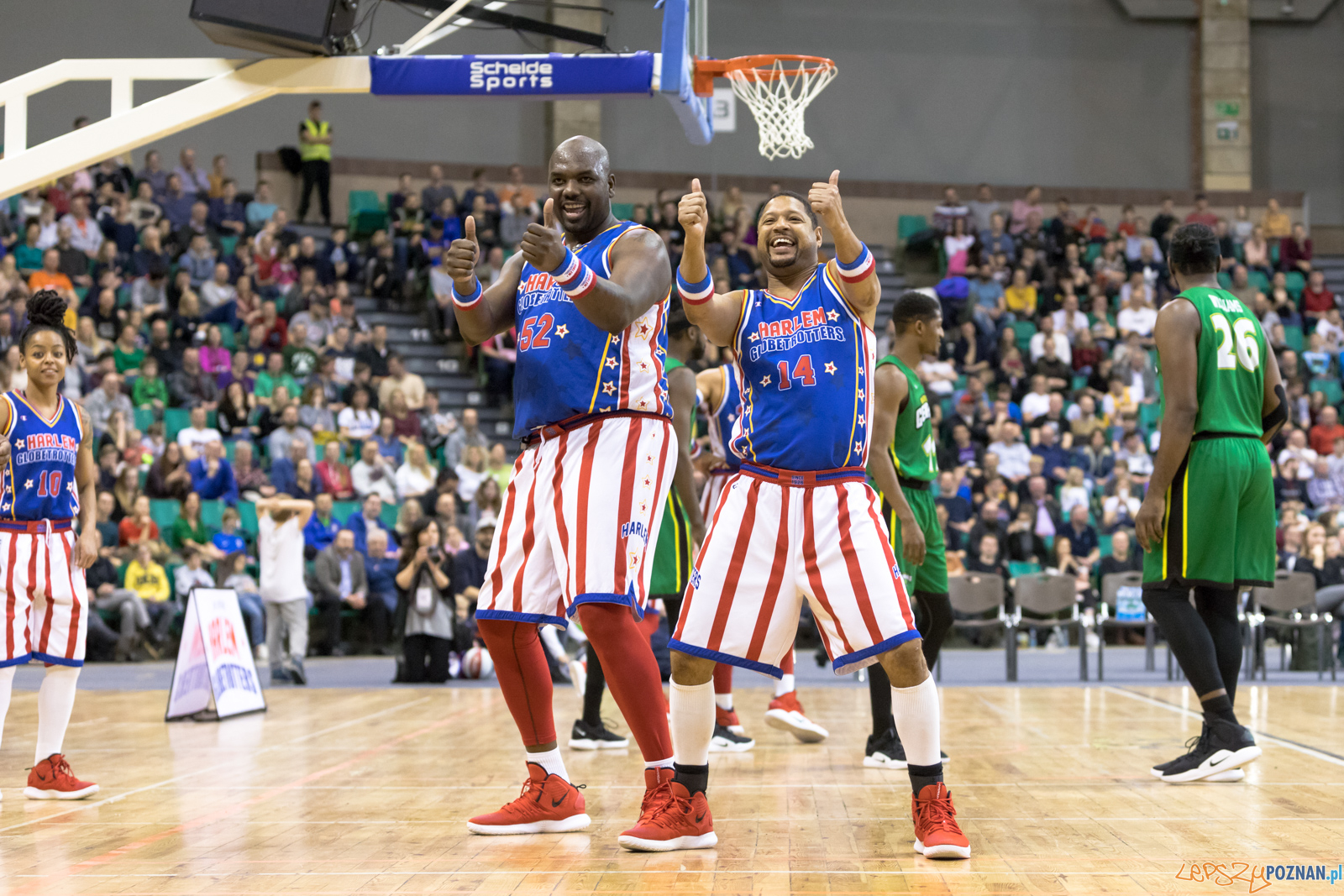 Harlem Globetrotters w Poznaniu  Foto: lepszyPOZNAN.pl/Piotr Rychter