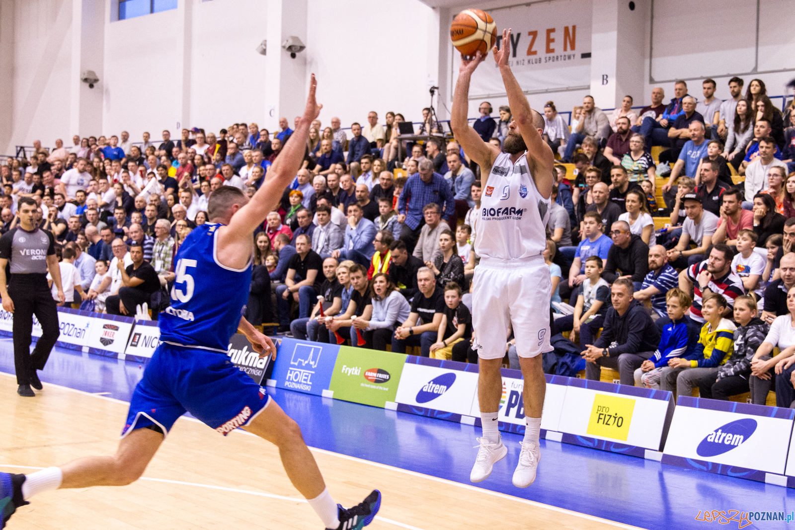 Biofarm Basket Poznań - Górnik Trans.eu Wałbrzych 79:55 - Poz  Foto: LepszyPOZNAN.pl / Paweł Rychter