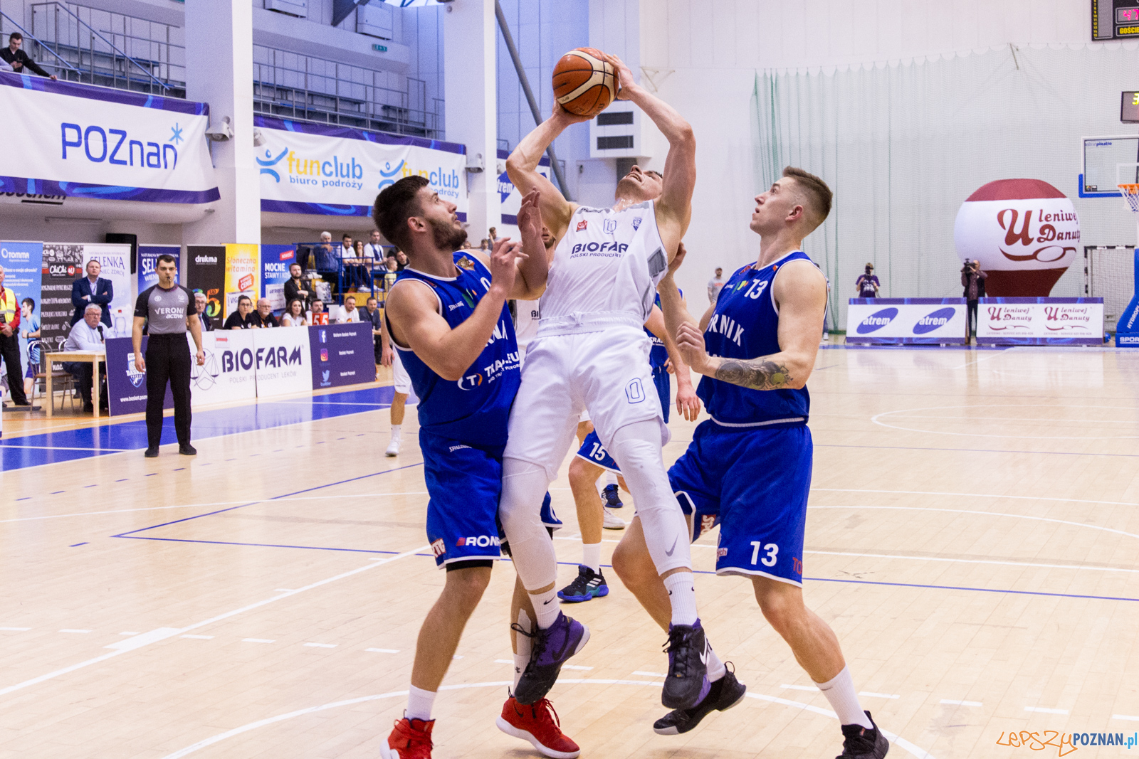 Biofarm Basket Poznań - Górnik Trans.eu Wałbrzych 79:55 - Poz  Foto: LepszyPOZNAN.pl / Paweł Rychter