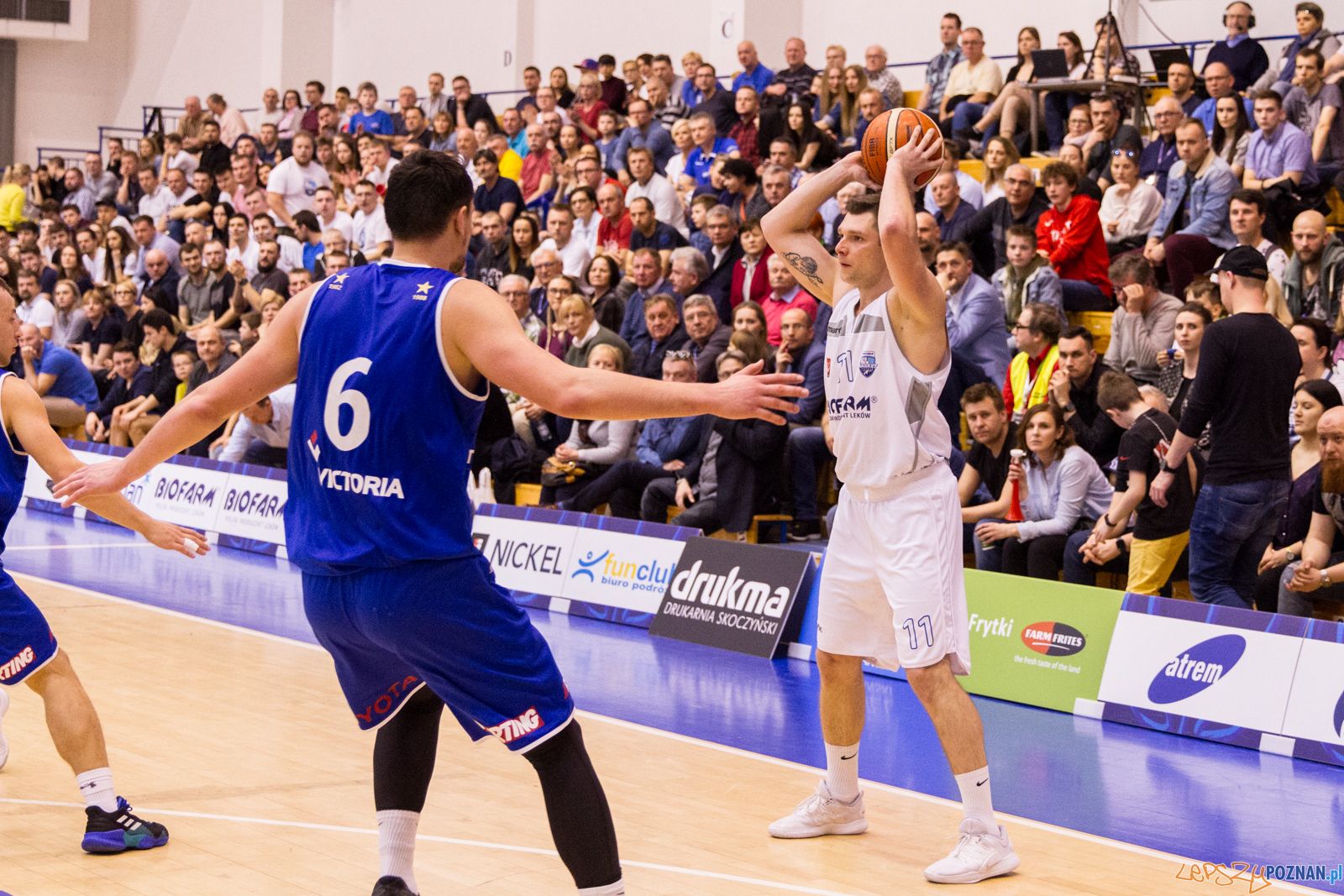 Biofarm Basket Poznań - Górnik Trans.eu Wałbrzych 79:55 - Poz  Foto: LepszyPOZNAN.pl / Paweł Rychter