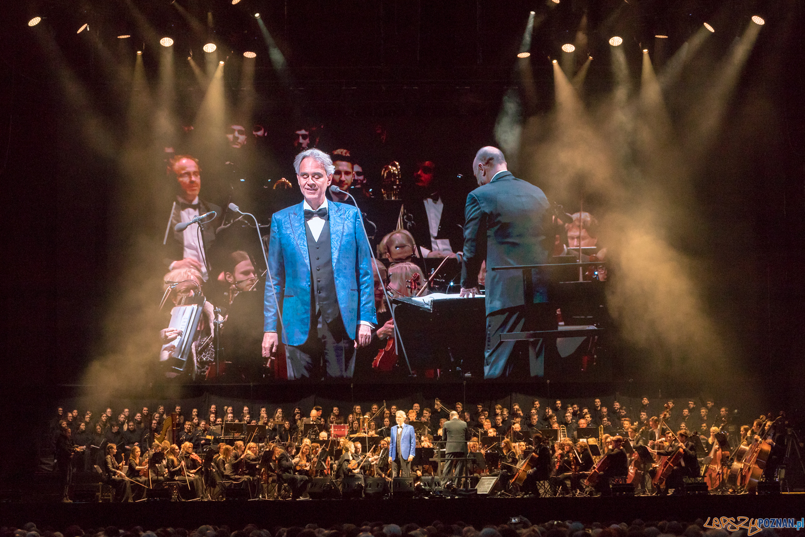 100 lat UAM - Andrea Bocelli  Foto: lepszyPOZNAN.pl/Piotr Rychter