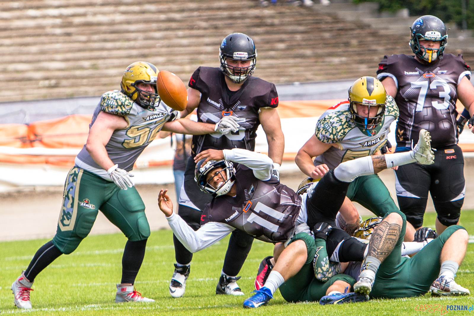 Armia Poznań - Wrocław Panthers 14:42 - Poznań 2.06.2019 r.  Foto: LepszyPOZNAN.pl / Paweł Rychter