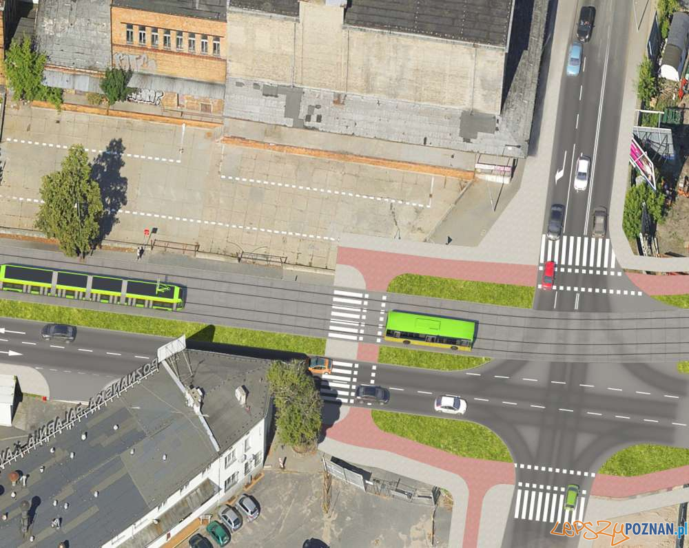 Wizualizacja trasy  tramwajowej  Foto: ZTM