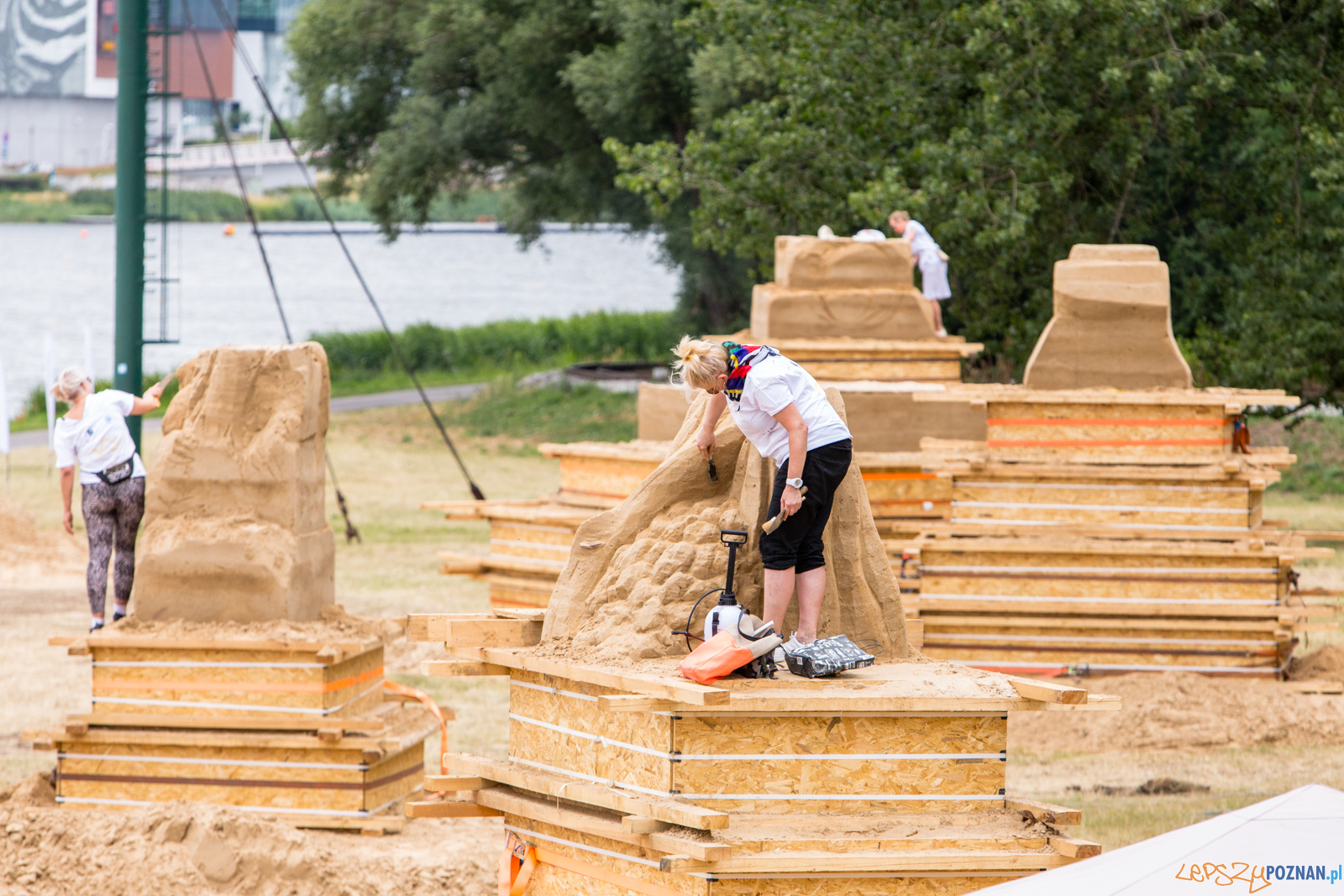 Poznań Sand Festival 2019, czyli Festiwalu Rzeźby Piaskowej -  Foto: LepszyPOZNAN.pl / Paweł Rychter