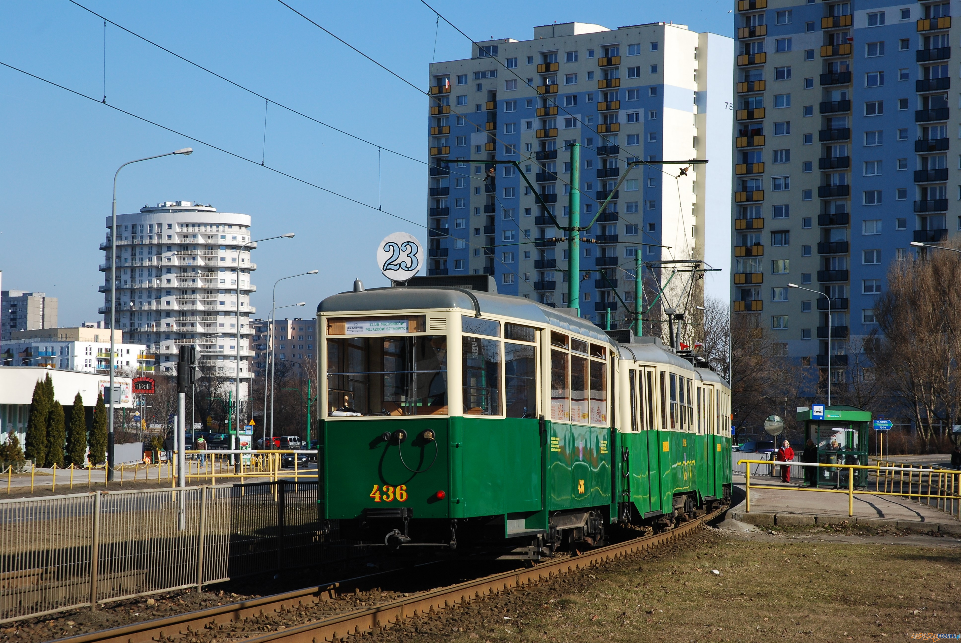 tramwaj-linii-nr-23-na-trasie-Gornego-Tarasu-Rataj-w-2014-roku  Foto: materiły prasowe