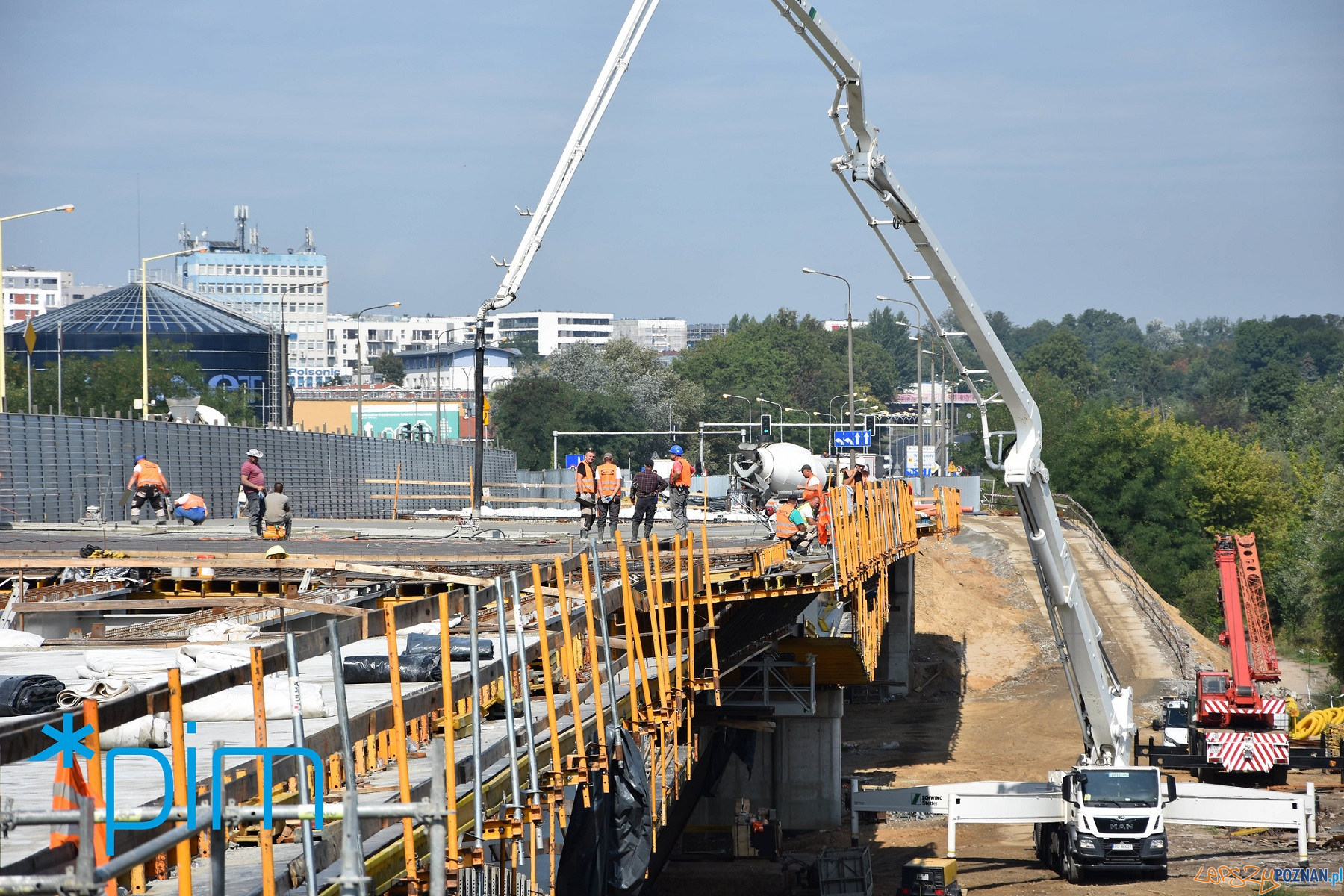 Przebudowa mostu Lecha  Foto: materiały prasowe / PIM