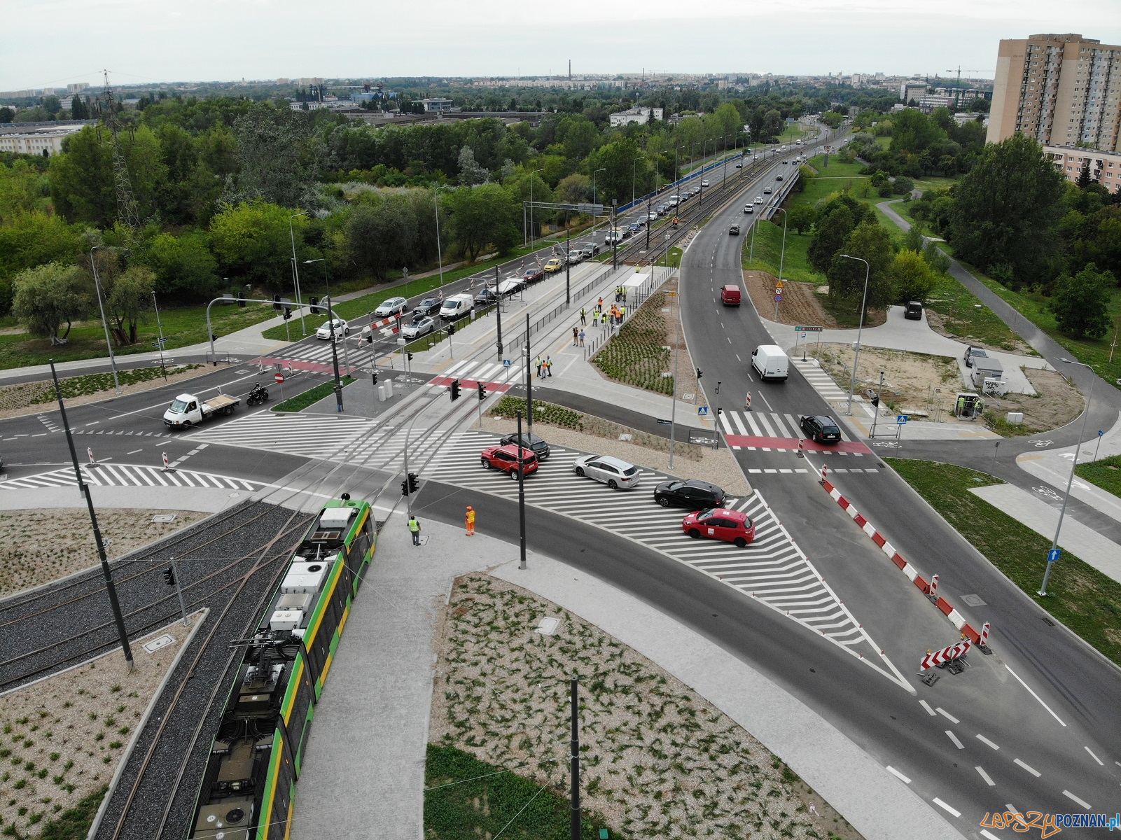 Pierwsze tramwaje na GTR  Foto: matreiały prasowe / UMP