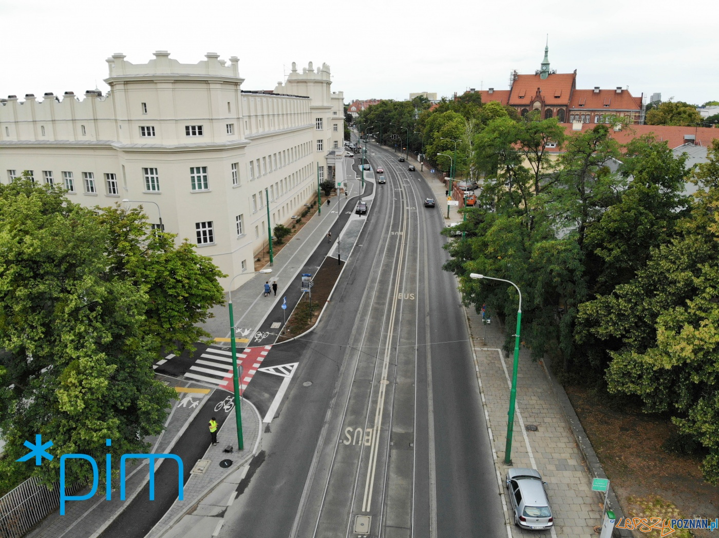 Trasa rowerowa wzdłuż Grunwaldzkiej  Foto: materiały prasowe / PIM