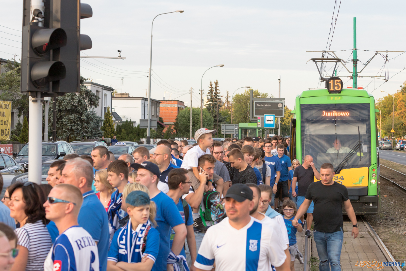 Dojazd na mecz Kolejorza  Foto: lepszyPOZNAN.pl/Piotr Rychter