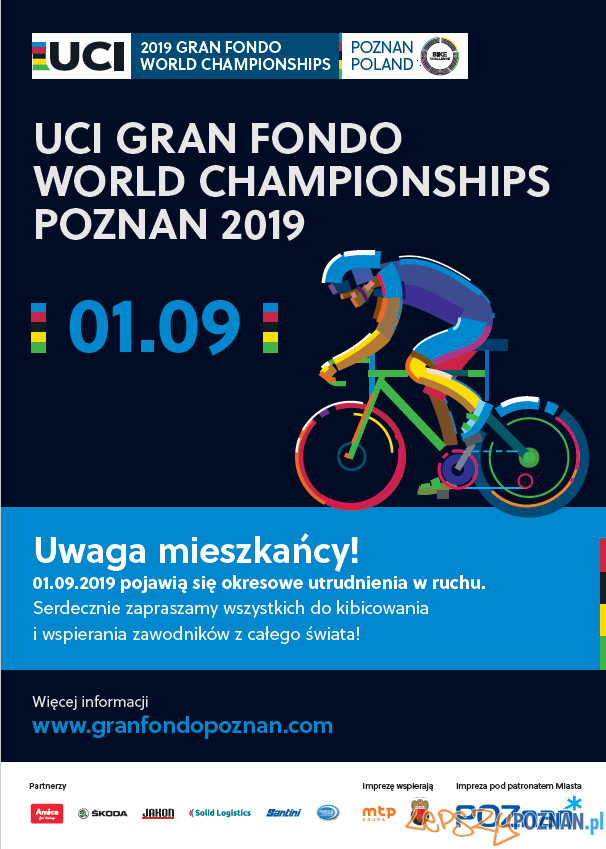 Mistrzostwa Świata UCI Gran Fondo w Poznaniu  Foto: materiały prasowe