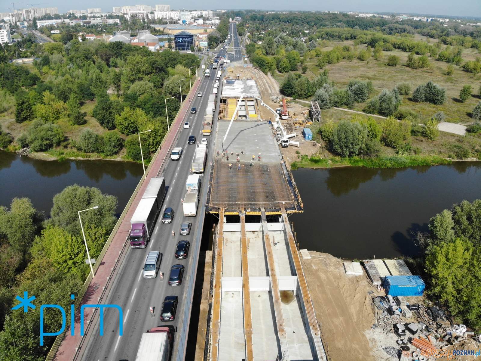 Przebudowa mostu Lecha  Foto: materiały prasowe / PIM