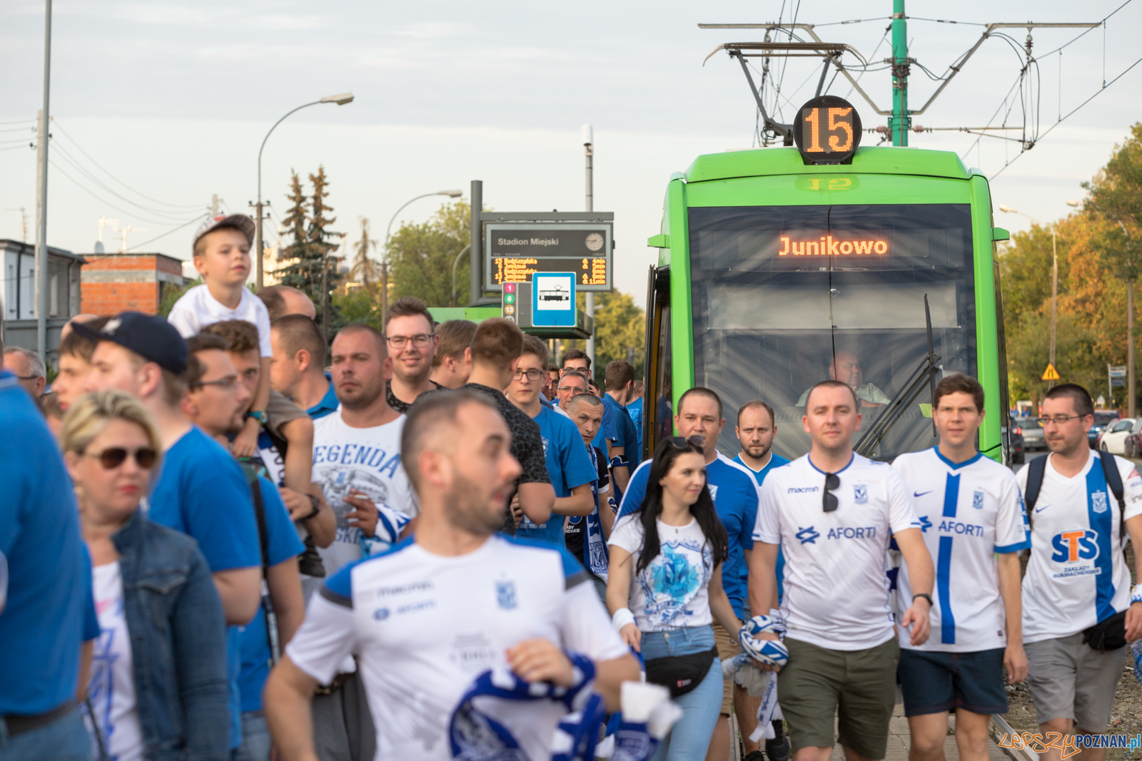 Dojazd na mecz Kolejorza  Foto: lepszyPOZNAN.pl/Piotr Rychter