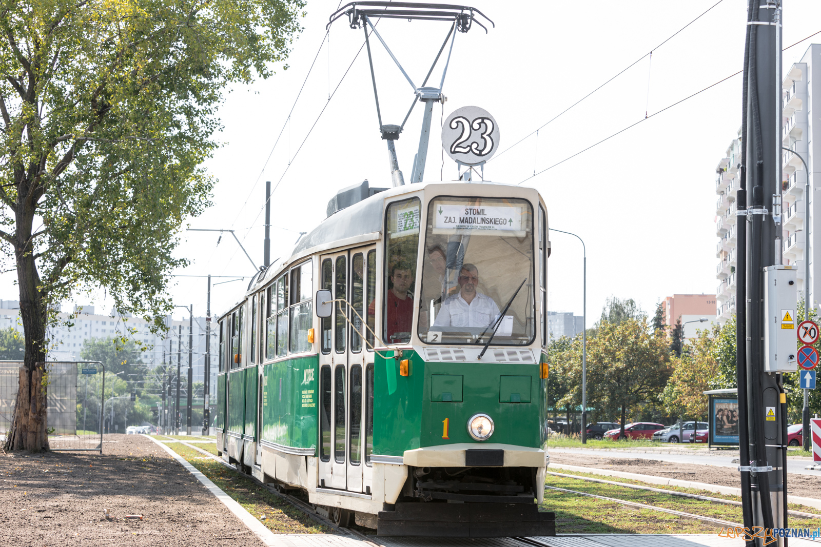 Linia turystyczna na GTR  Foto: lepszyPOZNAN.pl/Piotr Rychter