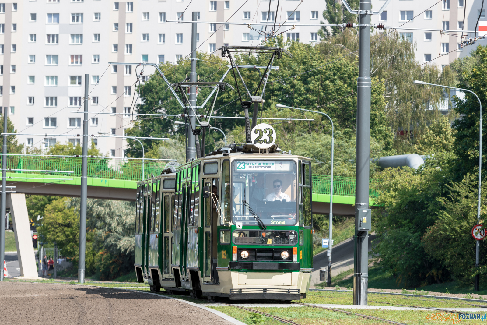 Linia turystyczna na GTR  Foto: lepszyPOZNAN.pl/Piotr Rychter