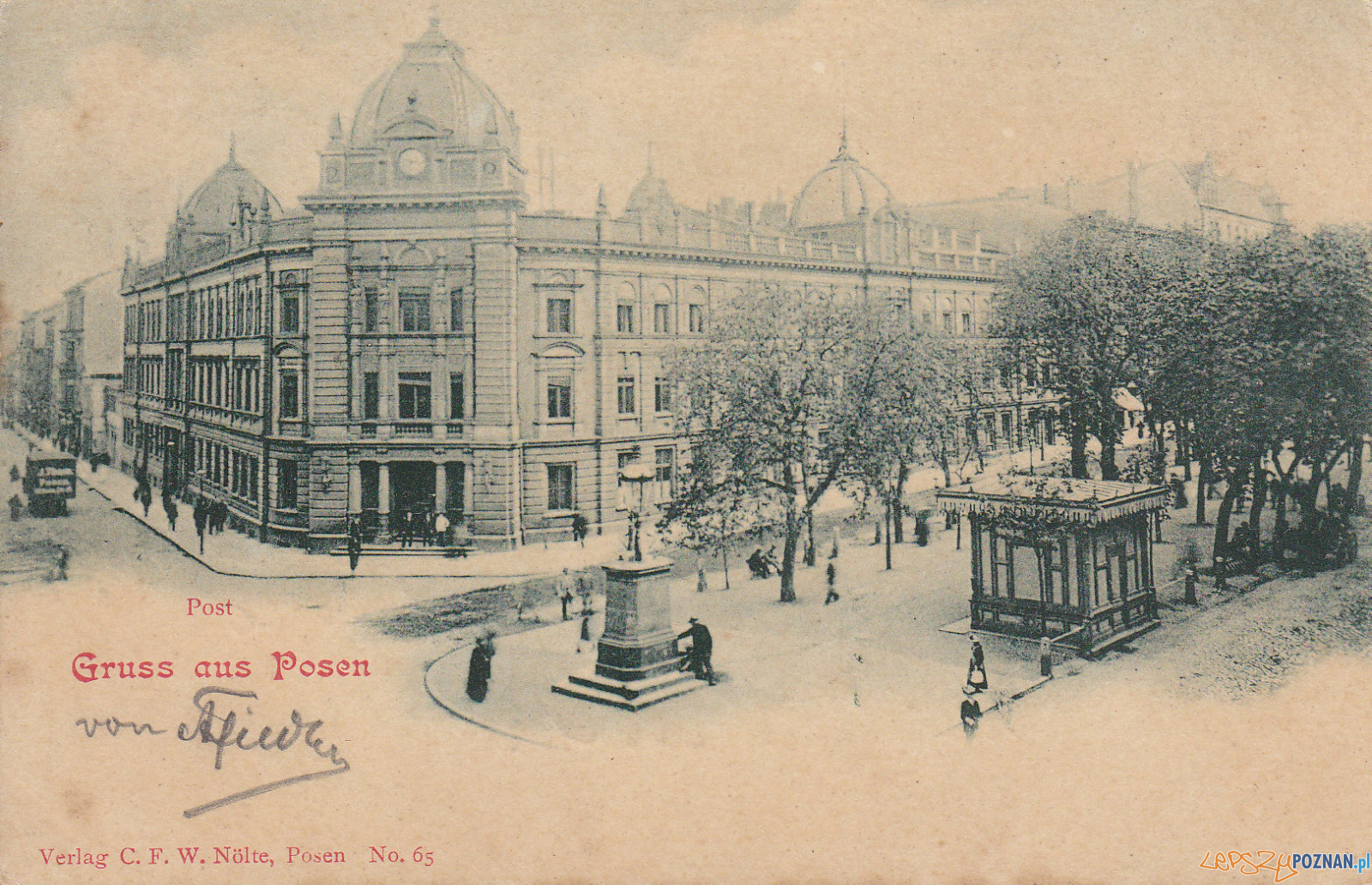 Studzienka przy Al. Marcinkowskiego  Foto: Biblioteka Raczyńskich 