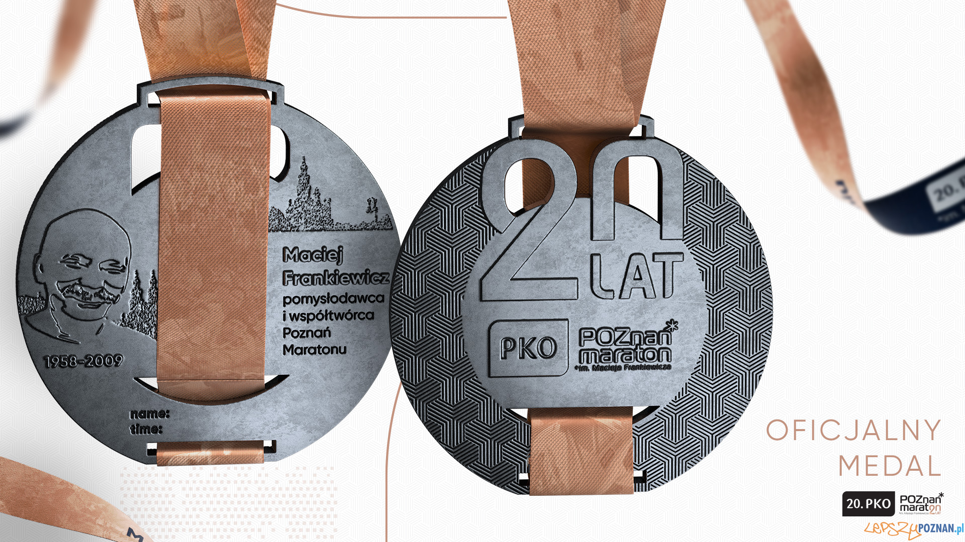 Medal 20. PKO Poznań Maratonu  Foto: materiały prasowe