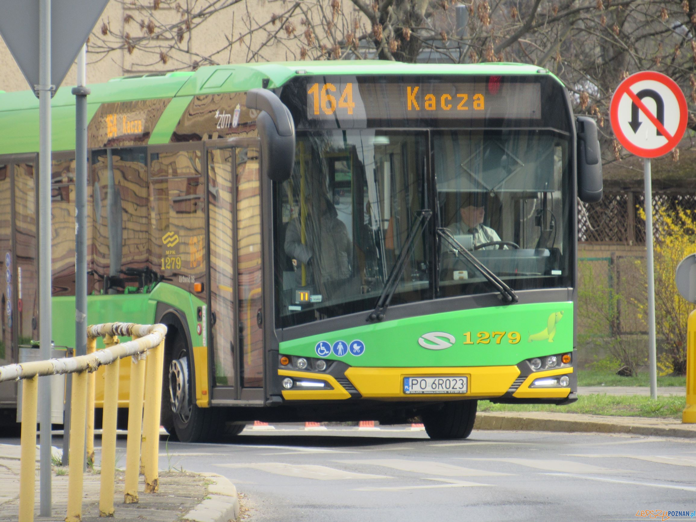 Autobus 164 - kierunek Kacza  Foto: ZTM