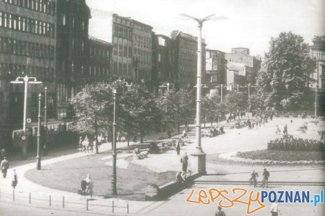 Plac Wolności, lata 60  Foto: F Maćkowiak, MKZ, Projekt Centrum 