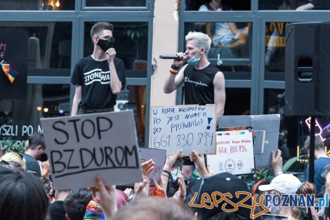 Protest - Poznań broni tęczy  Foto: Przemysław Łukaszyk