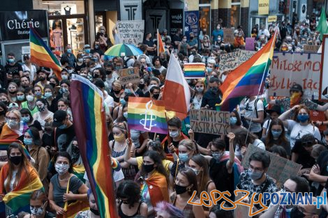 Protest - Poznań broni tęczy  Foto: Przemysław Łukaszyk