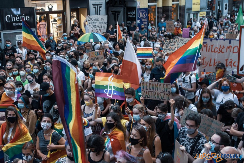 Protest - Poznań broni tęczy  Foto: Przemysław Łukaszyk