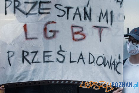 Protest - Poznań broni tęczy  Foto: Przemysław Łukaszyk