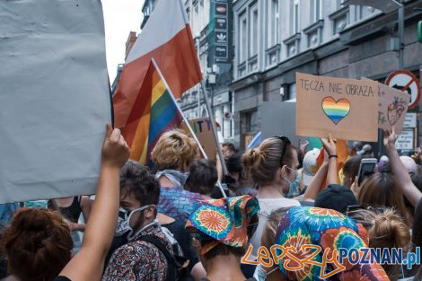 Protest - Poznań broni tęczy  Foto: Przemysław Łukaszyk