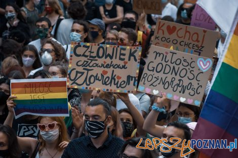 Protest - Poznań broni tęczy  Foto: Przemysław Łukaszyk