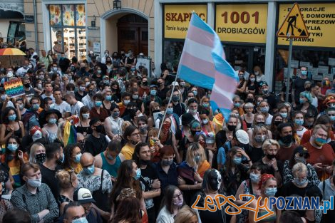 Protest - Poznań broni tęczy  Foto: Przemysław Łukaszyk