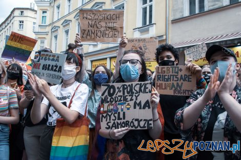 Protest - Poznań broni tęczy  Foto: Przemysław Łukaszyk