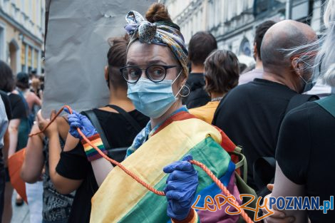 Protest - Poznań broni tęczy  Foto: Przemysław Łukaszyk